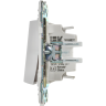 Выключатель 1-клавишный 10А IEK SKANDY SK-V01W арктический белый SK-V10-0-10-K01